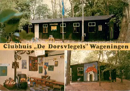 AK / Ansichtskarte Wageningen Clubhuis De Dorsvlegels Wageningen