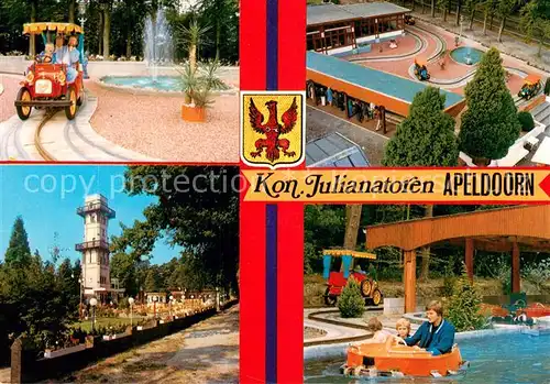 AK / Ansichtskarte Apeldoorn Koningin Juliana Toren Groot familiepretpark Details Apeldoorn