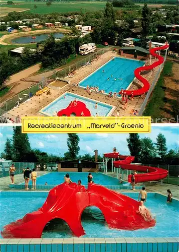 AK / Ansichtskarte Groenlo Recreatiecentrum Marveld Schwimmbad Wasserrutsche Groenlo