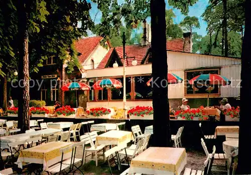AK / Ansichtskarte Zehlendorf_Berlin Sommergarten Onkel Toms Huette Wald Terrassen Restaurant Zehlendorf_Berlin