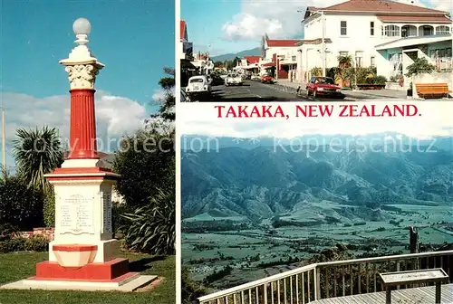 AK / Ansichtskarte Takaka Monument Strassenpartie Panorama 
