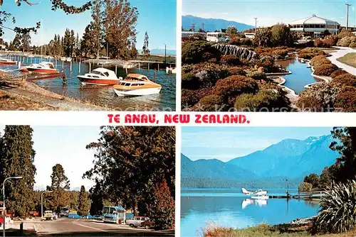 AK / Ansichtskarte Te_Anau Lake Te Anau Glow worm caves Milford Track Walk from Glade House Te_Anau