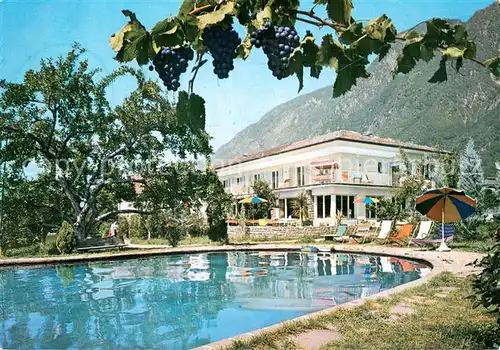 AK / Ansichtskarte Vilpian_Suedtirol Hotel Pension Villa Nidermayr Pool Vilpian Suedtirol