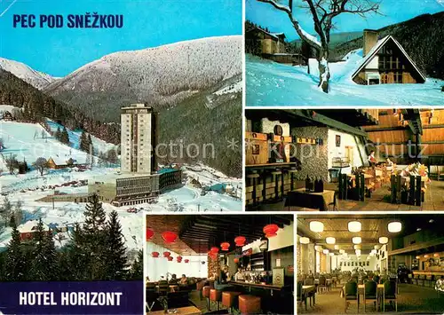 AK / Ansichtskarte Pec_pod_Snezkou_CZ Interhotel Horizont se stylovou restauraci Kovarna Bar 