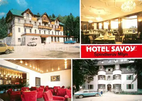 AK / Ansichtskarte Spindleruv_Mlyn_Spindelmuehle_Riesengebirge_CZ Interhotel Krkonose Hotel Savoy Westend 