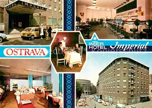 AK / Ansichtskarte Ostrava_Maehrisch_Ostrau_CZ Interhotel Imperial Bar Gastraum  