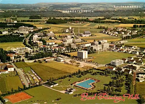 AK / Ansichtskarte Bad_Fuessing Schwefeltherme Thermalbad Tennisplaetze Bad_Fuessing