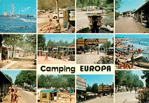 AK / Ansichtskarte Cavallino_Lido_Venezia_IT Camping Europa Teilansichten
 