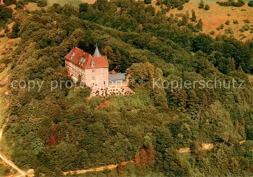 AK / Ansichtskarte Schieder Schwalenberg Schlosshotel Burg Schwalenberg Fliegeraufnahme Schieder Schwalenberg