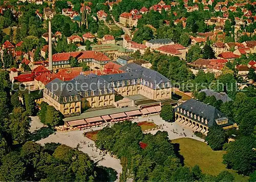 AK / Ansichtskarte Bad_Pyrmont Kurzentrum mit Kurhaus Fliegeraufnahme Bad_Pyrmont