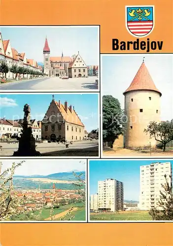 AK / Ansichtskarte Bardejov_Slovakia Zachovaly stredoveky charakter s opevnenim a bohatostour stavebnych pamiatok predurcil mesto za pamiatkovu rezervaciu 