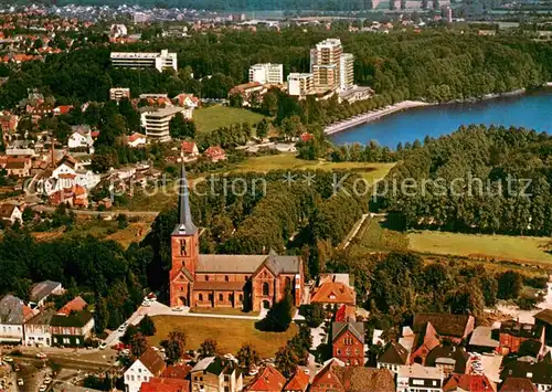 AK / Ansichtskarte Bad_Segeberg Fliegeraufnahme mit Kirche Bad_Segeberg