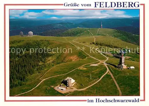 AK / Ansichtskarte Feldberg_1450m_Schwarzwald Fliegeraufnahme 