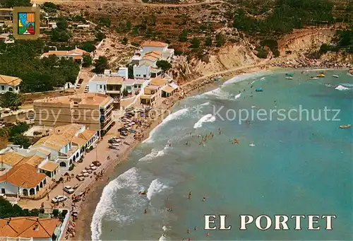 AK / Ansichtskarte El_Portet_Moraira Fliegeraufnahme El_Portet_Moraira