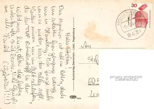 AK / Ansichtskarte Hohenfels_Oberpfalz U.S. Army Training Area Kaserne Hohenfels Oberpfalz