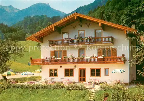 AK / Ansichtskarte Niedernfels Cafe Pension Jaegerwinkel Niedernfels