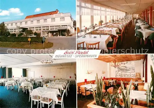 AK / Ansichtskarte Guenne Hotel Pantel am Moehnesee Restaurant Guenne