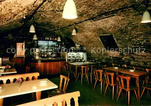 AK / Ansichtskarte Beilstein_Mosel 1000jaehriger Reichsgrafenkeller auf der Burg Metternich Beilstein_Mosel