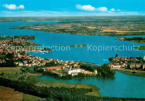 AK / Ansichtskarte Schleswig_Schlei Fliegeraufnahme Schleswig_Schlei