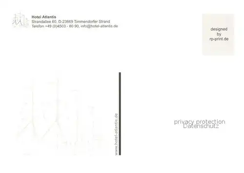 AK / Ansichtskarte Timmendorfer_Strand Hotel Atlantis Zimmer Gastraum Hallenbad Timmendorfer_Strand