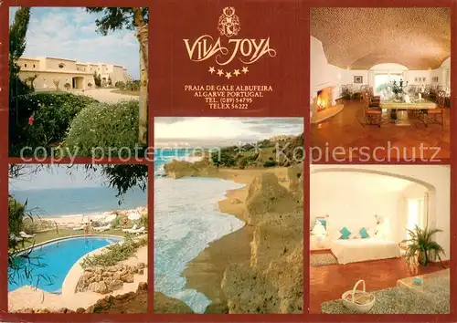 AK / Ansichtskarte Albufeira_PT Vila Joya Praia de Gale Pool Gastraum Zimmer 