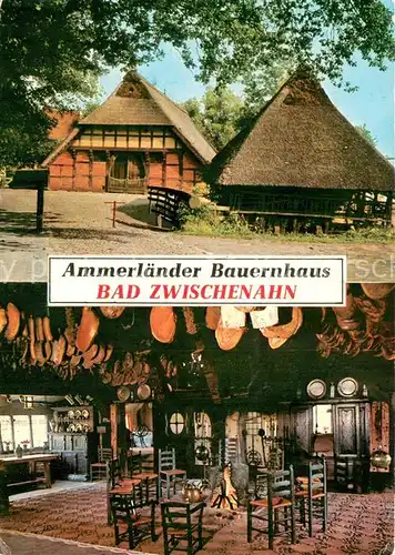 AK / Ansichtskarte Bad_Zwischenahn Ammerlaender Bauernhaus Gastraum Bad_Zwischenahn