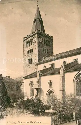 AK / Ansichtskarte Sion__Sitten_Seduno_VS La Cathedrale 