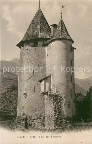AK / Ansichtskarte Sion__Sitten_Seduno_VS Tour des Sorciers 