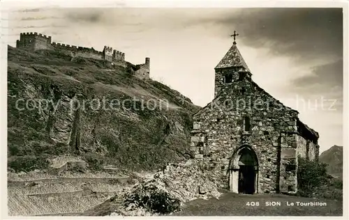 AK / Ansichtskarte Sion__Sitten_Seduno_VS Le Tourbillon 