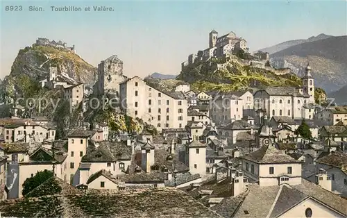 AK / Ansichtskarte Sion__Sitten_Seduno_VS Tourbillon et Valere 