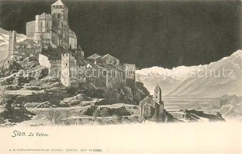 AK / Ansichtskarte Sion__Sitten_Seduno_VS La Valere 