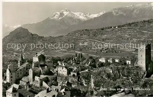 AK / Ansichtskarte Sion__Sitten_Seduno_VS et le Mont Haut de Cry 
