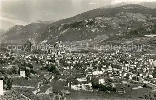 AK / Ansichtskarte Sion__Sitten_Seduno_VS Vue generale cote ouest 