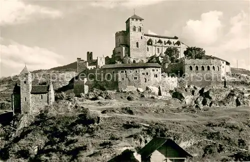 AK / Ansichtskarte Sion__Sitten_Seduno_VS Le Chateau de Valere et la Chapelle de Tous les Saints 