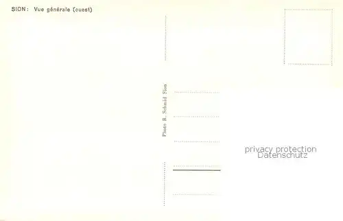 AK / Ansichtskarte Sion__Sitten_Seduno_VS Vue generale 