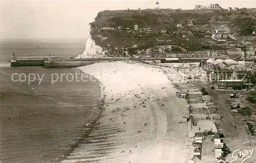 AK / Ansichtskarte Fecamp_76 La Plage Vue aerienne 