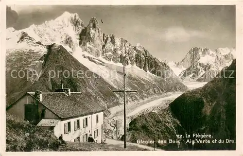 AK / Ansichtskarte La_Flegere_74 Glacier des Bois Aig Verte et du Dru 