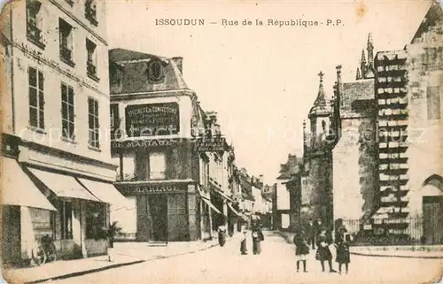 AK / Ansichtskarte Issoudun_36 Rue de la Republique  