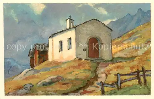 AK / Ansichtskarte Findelen_VS Chapelle de Findelen Kuensterkarte Findelen_VS