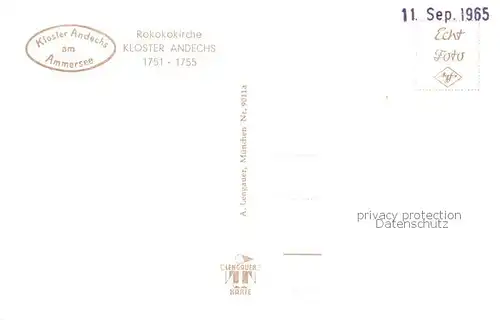 AK / Ansichtskarte Andechs Kloster Andechs am Ammersee Fliegeraufnahme Andechs