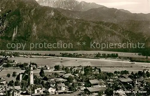 AK / Ansichtskarte Kiefersfelden Fliegeraufnahme mit Kaiser Kiefersfelden