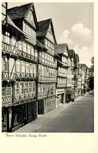 AK / Ansichtskarte Hann._Muenden Lange Strasse Hann. Muenden