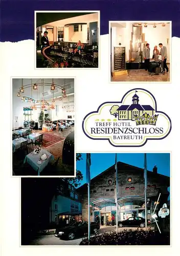 AK / Ansichtskarte Bayreuth Treff Hotel Residenzschloss Details Bayreuth