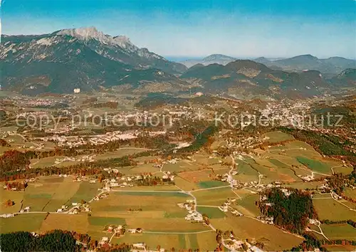 AK / Ansichtskarte Schoenau_Berchtesgaden Blick vom Gruenstein mit Untersberg Schoenau Berchtesgaden