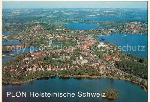 AK / Ansichtskarte Ploen_See Fliegeraufnahme Ploen_See