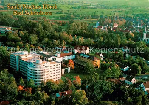 AK / Ansichtskarte Bad_Schoenborn Sankt Rochus Klinik Fliegeraufnahme Bad_Schoenborn