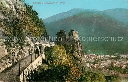 AK / Ansichtskarte Bozen_Suedtirol Oswald Promande Bozen Suedtirol