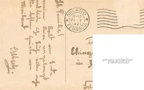 AK / Ansichtskarte Milano Panorama Milano