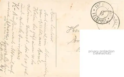 AK / Ansichtskarte Basel_BS Rheinpartie mit Muenster Basel_BS