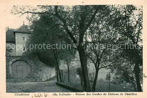 AK / Ansichtskarte Chindrieux_73 Ma Solitude Maison des Gardes du Chateau de Chatillon 